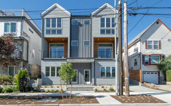 Exterior of the Taran Townhomes in Ballard