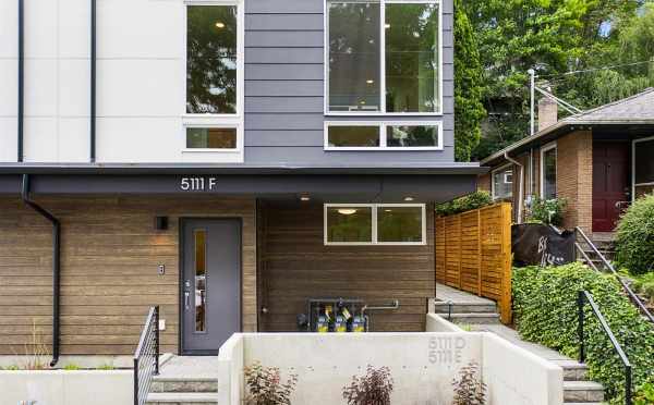 Front Door of 5111F Ravenna Ave NE of the Tremont Townhomes