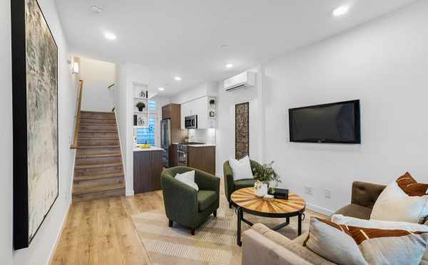 Entryway and Living Room at 449 NE 73rd St in Verde Towns 2 in Green Lake