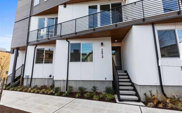 Front Door of 7213 5th Ave NE, One of the Homes in Verde Towns 3