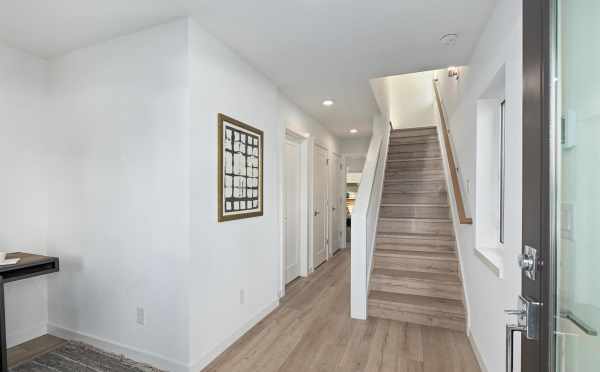 Entryway at 6309F 9th Ave NE, One of the Homes at Zenith Towns East by Isola Homes