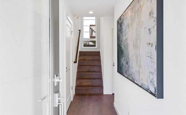 Entryway at 6317E 9th Ave NE, One of the Zenith Towns North by Isola Homes