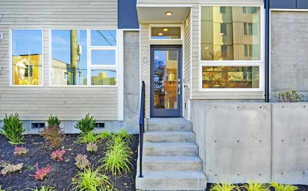 Front Door of 503B NE 72nd Street of the Emory Townhomes