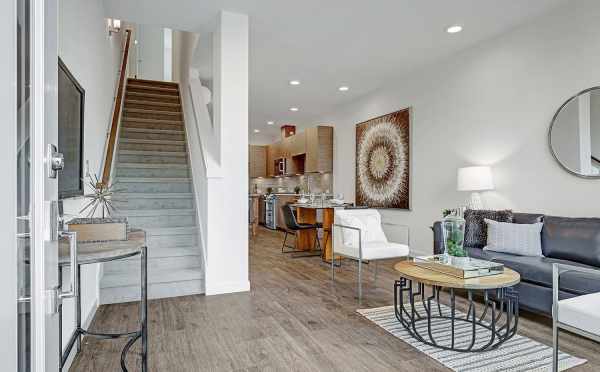 Entryway of One of the Lucca Townhomes in Wallingford