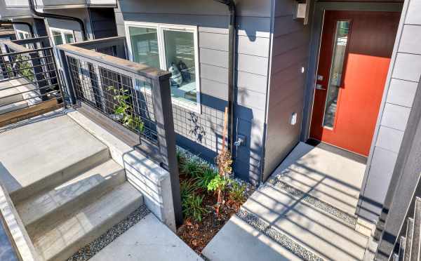 Front Door of 8505 16th Ave NW, One of the Alina Townhomes