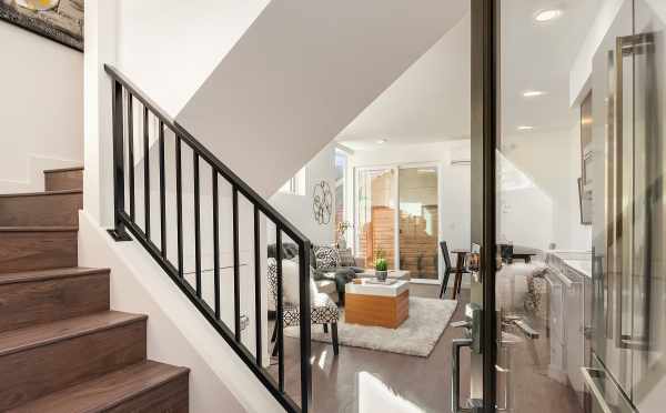 Entryway to Unit F of Centro Townhomes