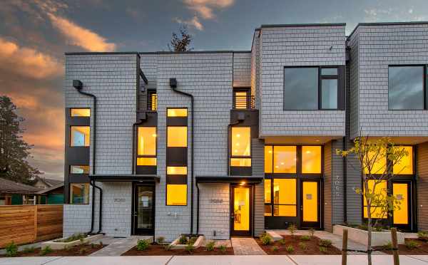 Front Door at 7053 9th Ave NE, One of the Clio Townhomes