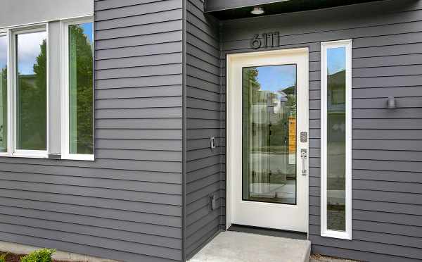 Front Door of 6111 17th Ave NW, one of the Kai Townhomes