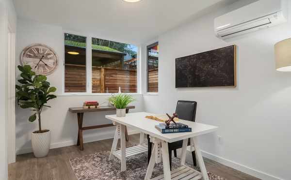 First Bedroom of Unit 408A at Oncore Townhomes in Capitol Hill