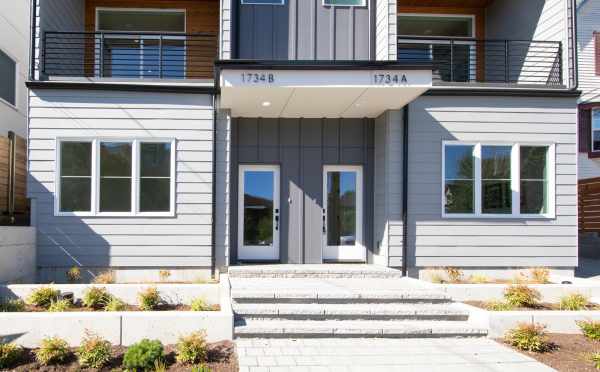 Front Door of 1734A and 1734B in the Taran Townhomes