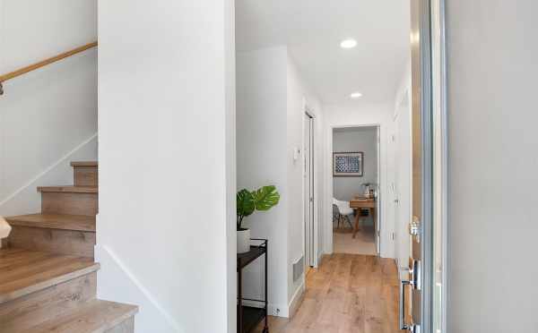 Entryway at 5111F Ravenna Ave NE, One of the Tremont Townhomes in University District