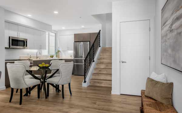 Dining Area and Kitchen at 8559 Mary Ave NW in The Trondheim