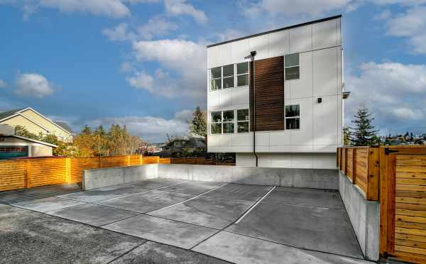 Parking Area at the Walden Townhomes by Isola Homes