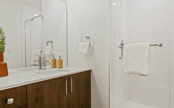 First-Floor Bathroom at 4801C Dayton Ave N