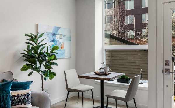 Dining Area in One of the Emory Townhomes in Green Lake