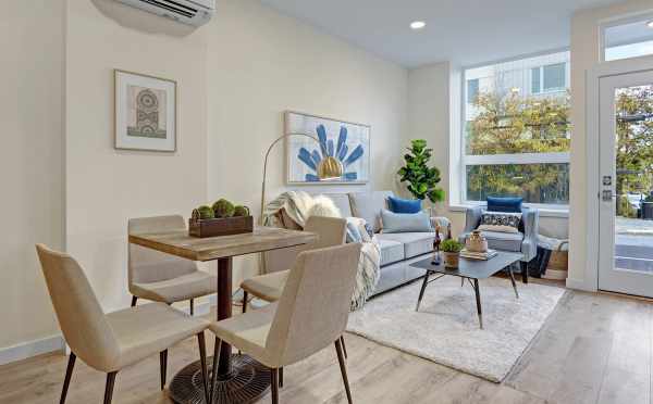 Dining Area and Living Room at 503B NE 72nd St