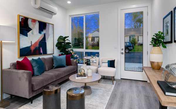 Entryway and Living Room at 10429C Alderbrook Pl NW