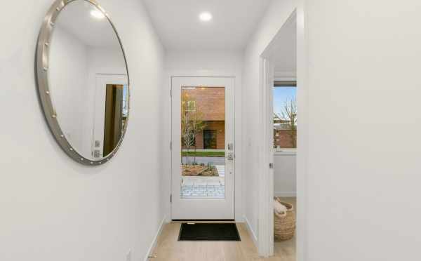 Entryway at 109A 22nd Ave E, One of the Thalia Townhomes by Isola Homes