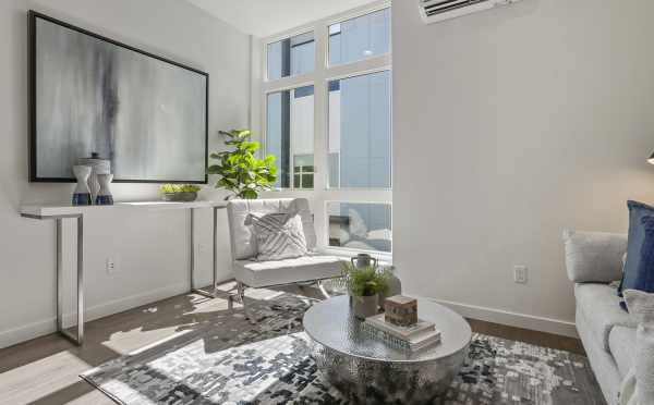 Living Room at 1327 NW 85th St, One of the Thoren Townhomes