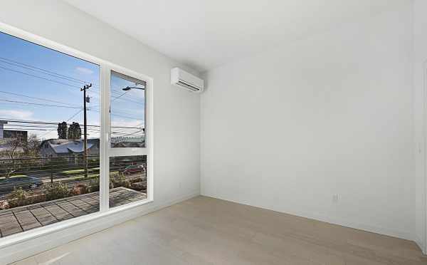 First Bedroom with Street Views