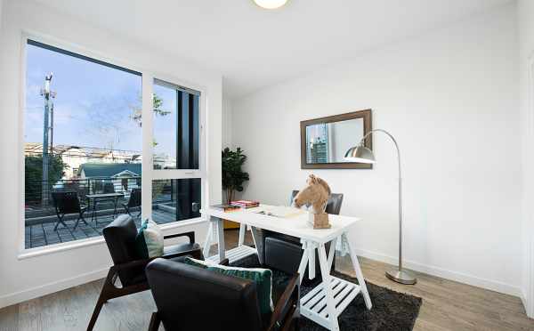 Home Office in One of the Twin II Duplexes at 2135 Dexter Ave N in East Queen Anne