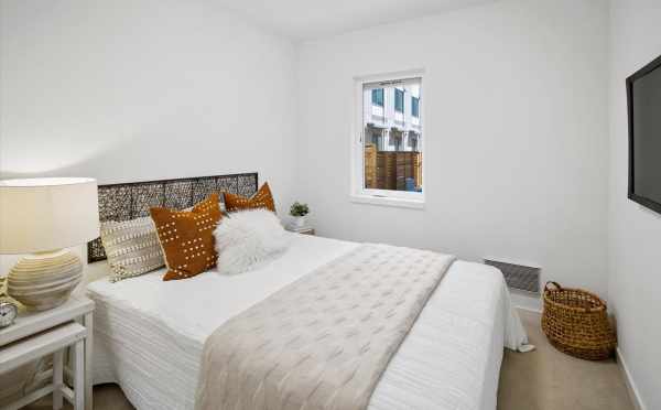 First-Floor Bedroom at 6317C 9th Ave NE, One of the Homes in Zenith Towns North by Isola Homes