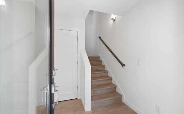 Entryway at 6313C 9th Ave NE, One of the Homes in Zenith Towns West in Roosevelt