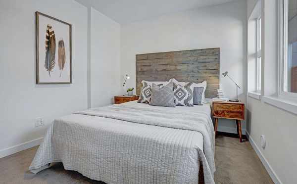 First Floor Bedroom at One of the Lucca Townhomes