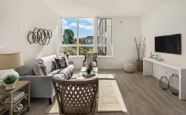 Living Room in One of the Avani Townhomes in Central District