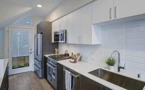 Stainless Steel Kitchen Appliances at 503B NE 72nd St of the Emory Townhomes