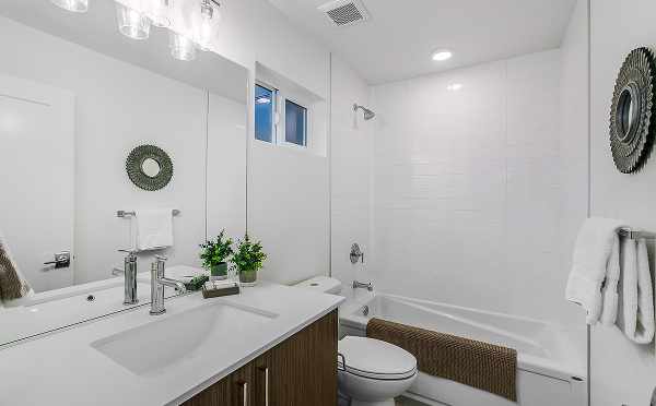 First Floor Bathroom at 6111 17th Ave NW of the Kai Townhomes