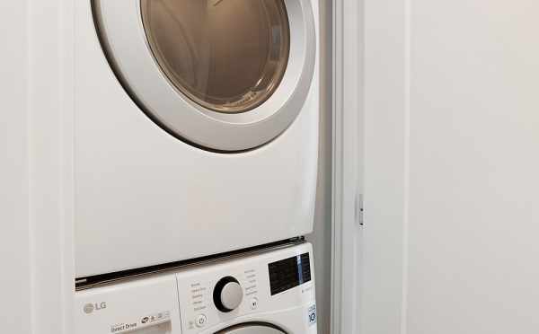 Stackable Washer and Dryer in the Wyn Townhomes