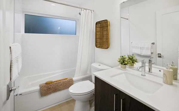 First-Floor Bathroom at 6317C 9th Ave NE