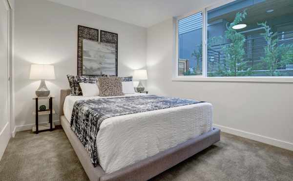 Bedroom On the First Floor of 11518B NE 87th Street