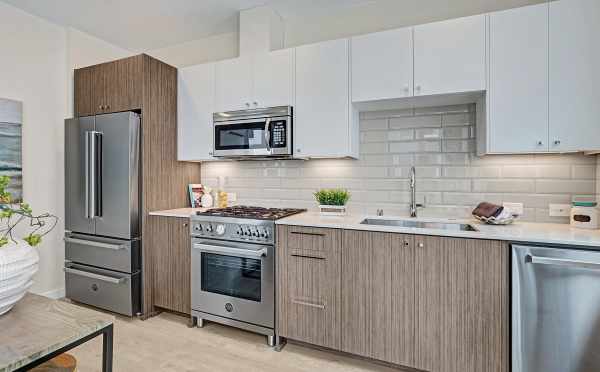 Stainless Steel Appliances in One of the Hawk's Nest Townhomes