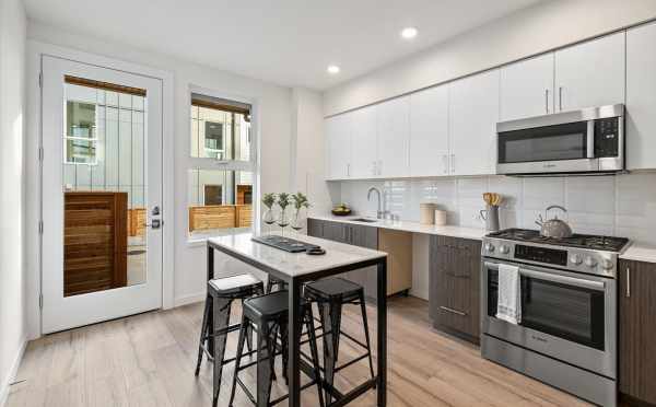 Kitchen and Back Door at 5610 NE 60th St