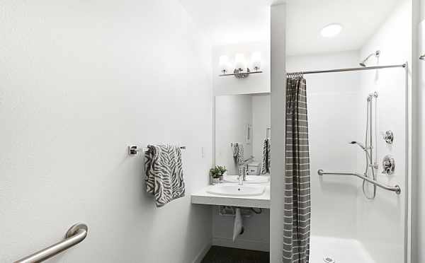First Floor Bathroom in 7530B 15th Ave NW, Live-Work Unit in Talta Ballard
