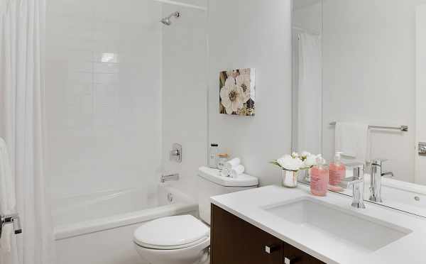 First floor Bathroom in One of the Isla Townhomes