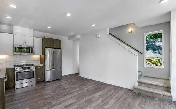 Living Room and Kitchen at 1703 NW 62nd St in the Kai Townhomes