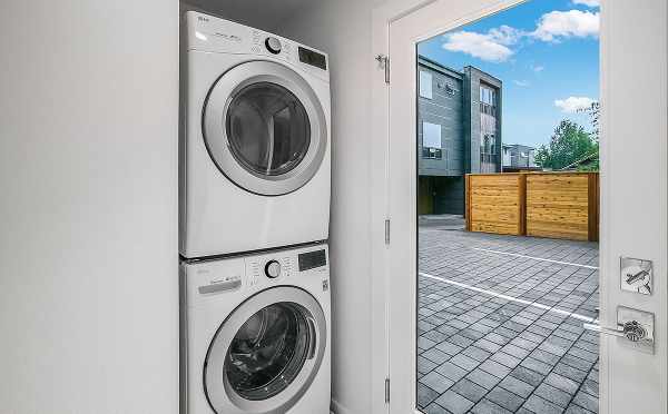 Laundry Area in One of the Kai Townhomes