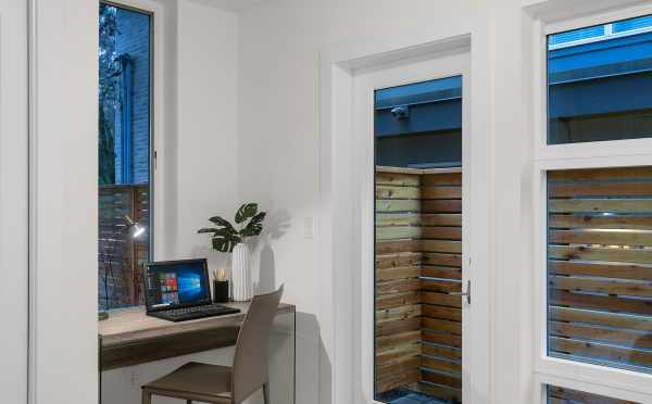 Door to the Patio off the First-Floor Bedroom at 145 22nd Ave E