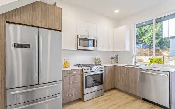 Kitchen in One of the Townhomes at Lifa East