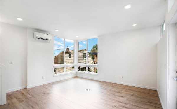 Living Room at 5111B Ravenna Ave NE, One of the Tremont Townhomes by Isola Homes