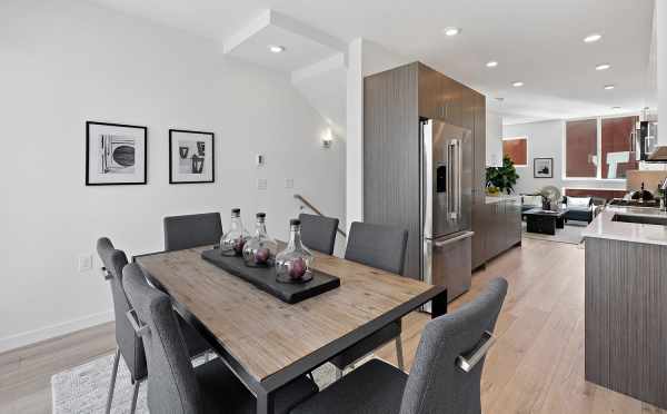 Dining Area and Kitchen at 212B 18th Ave