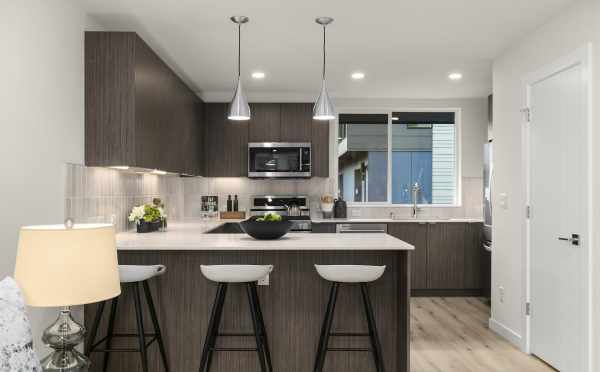 Kitchen at 1641 22nd Ave, One of the Central 22 Townhomes