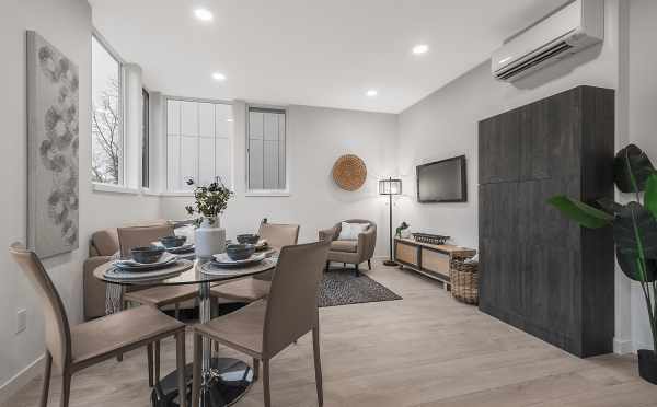 Dining Area and Living Room at 1113F 14th Ave 