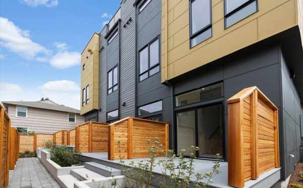 View of the Back Decks at the Lochlan Townhomes