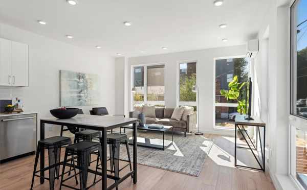 Dining Area and Living Room at 6421 14th Ave NW