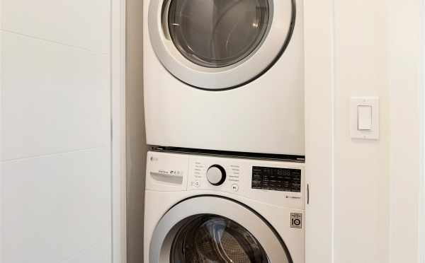 Stackable Washer and Dryer at 5111f Ravenna Ave NE