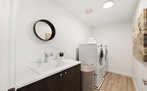 Twin II Duplex Laundry Room Located at 2135 Dexter Ave N